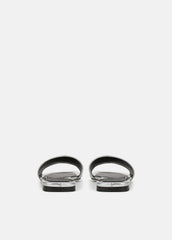 Valeria Metallic Leather Slide Sandal in Sandals | VINCE Women