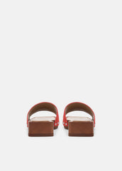 Barbara Leather Slide Sandal in Sandals | VINCE Women