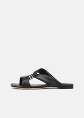Vilma Leather Slide Sandal in Sandals | VINCE Women