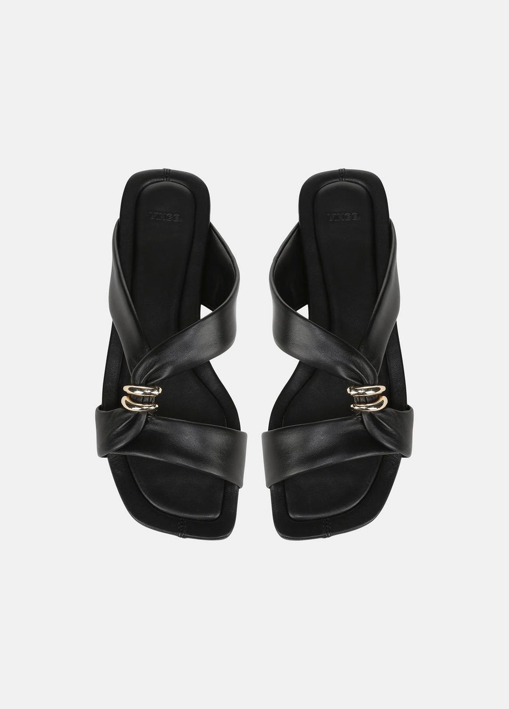 Vilma Leather Slide Sandal in Sandals | VINCE Women