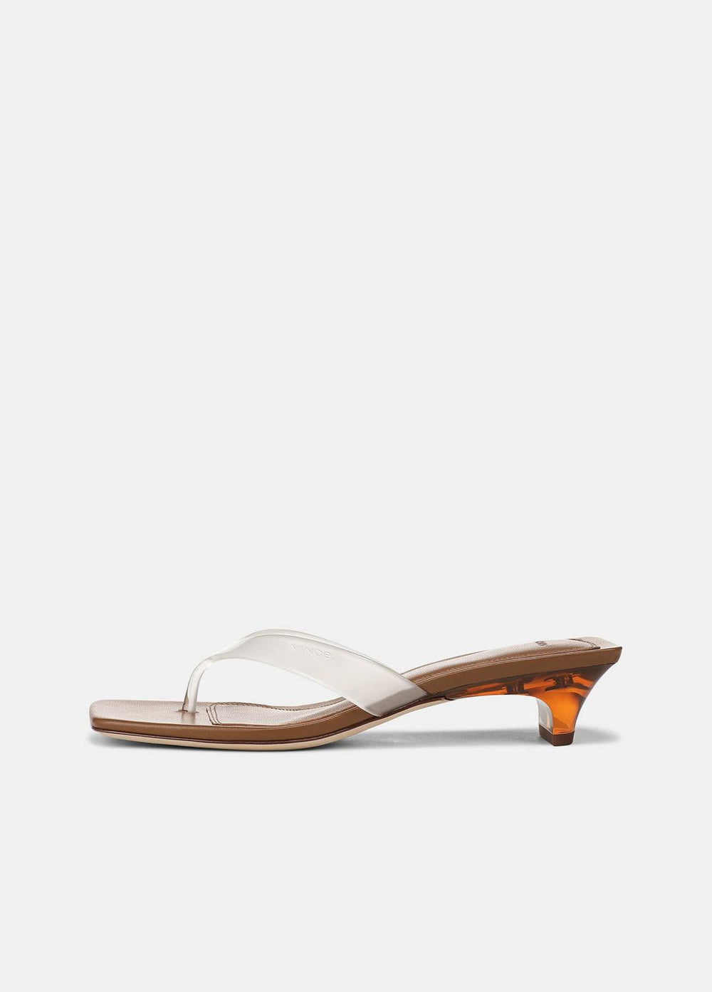 San Juan Jelly Heeled Thong Sandal in Sandals | VINCE Women