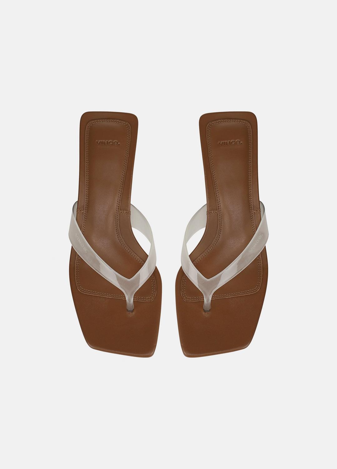 San Juan Jelly Heeled Thong Sandal in Sandals | VINCE Women