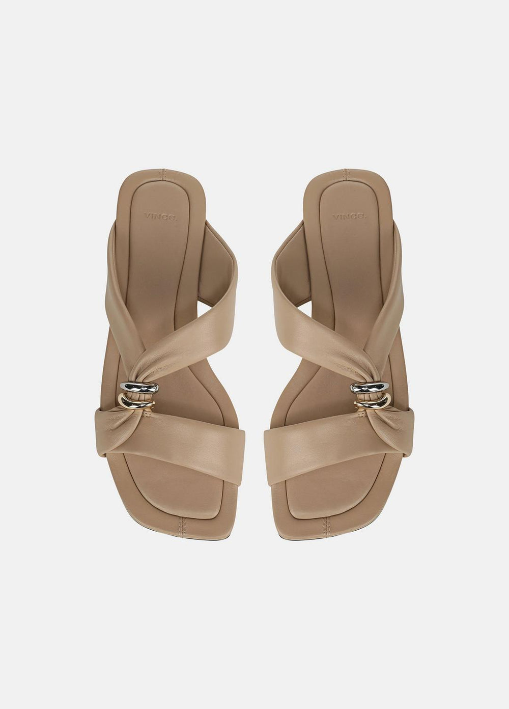 Vilma Leather Slide Sandal in Sandals | VINCE Women