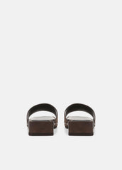 Barbara Leather Slide Sandal in Sandals | VINCE Women