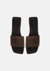 Barbara Leather Slide Sandal in Sandals | VINCE Women