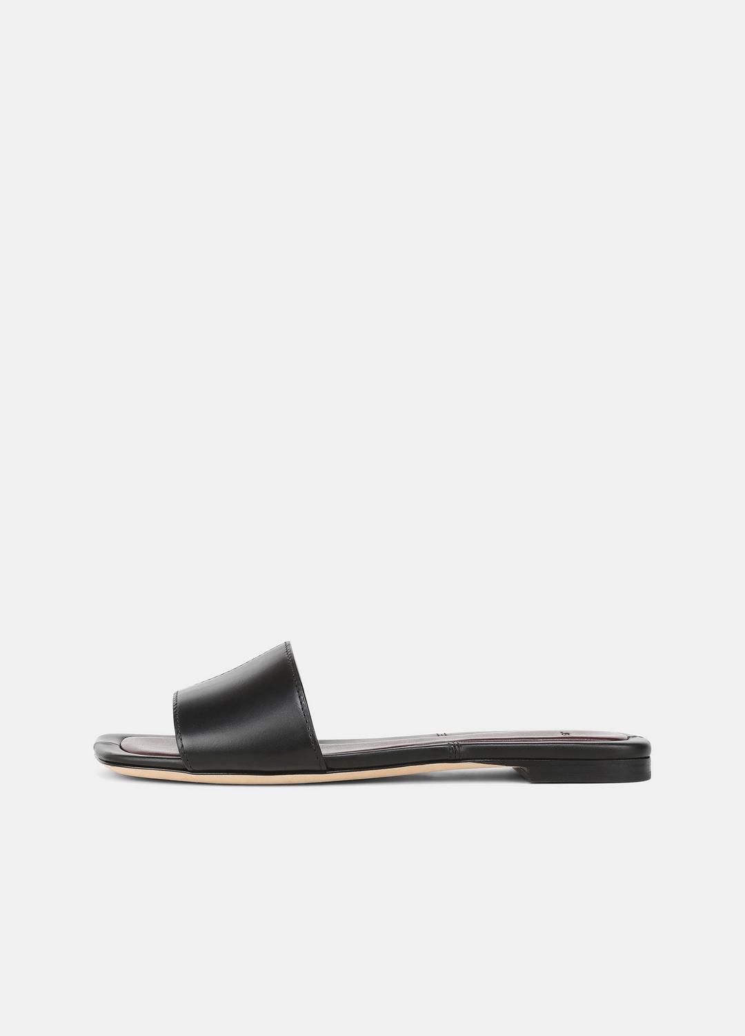 Valeria Leather Slide Sandal in Sandals | VINCE Women