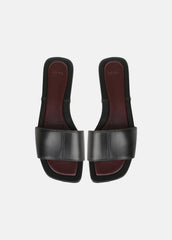 Valeria Leather Slide Sandal in Sandals | VINCE Women
