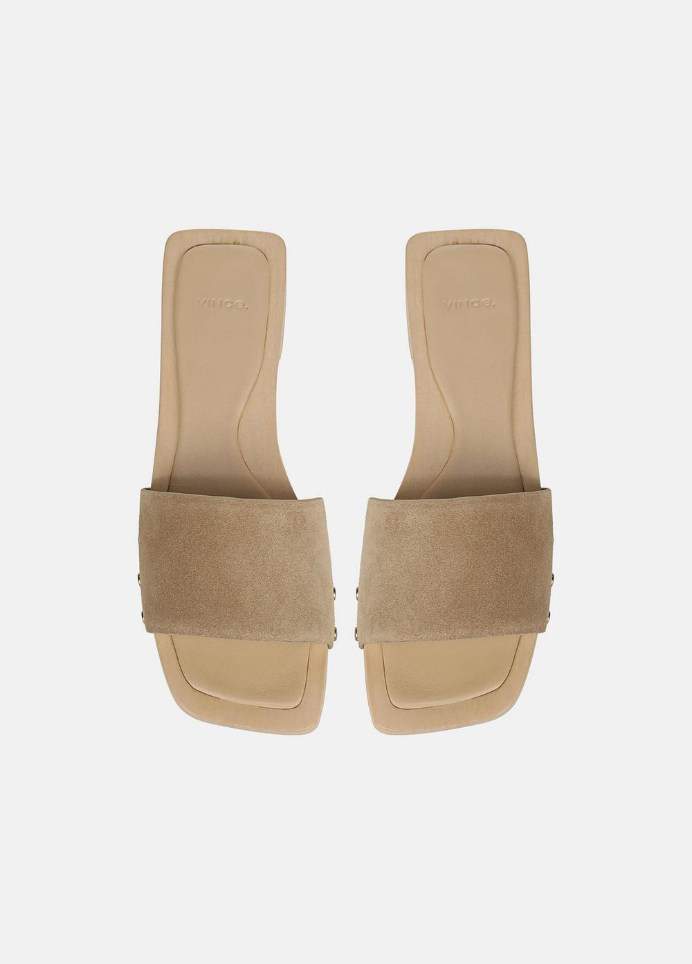 Barbara Suede Slide Sandal in Sandals | VINCE Women