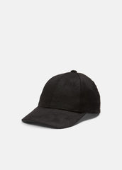 Leather-Trim Cashmere Baseball Cap in Scarves & Hats | VINCE Women