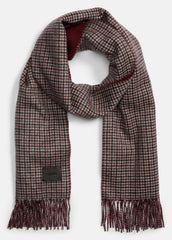 Micro-Houndstooth Cashmere Scarf in Scarves & Hats | VINCE Women