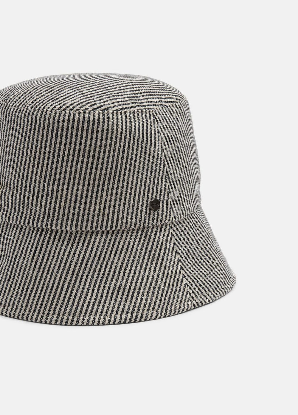 Stripe Cotton Canvas Bucket Hat in Scarves & Hats | VINCE Women