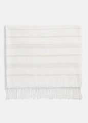 Stripe Cotton-Cashmere Wrap in Scarves & Hats | VINCE Women