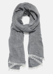 Cotton Gauze Bi-Color Scarf in Scarves & Hats | VINCE Women
