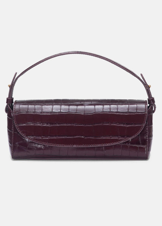 Sabrina Croc-Embossed Leather Mini Top-Handle Bag in Handbags | VINCE Women