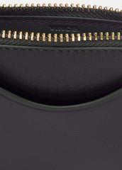 Leather Zip-Top Card Case in Handbags | VINCE Women