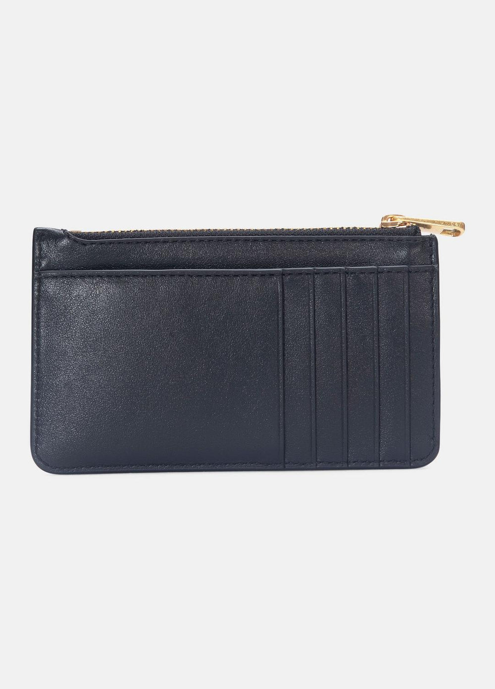 Leather Zip-Top Card Case in Handbags | VINCE Women