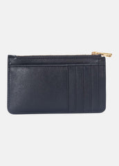 Leather Zip-Top Card Case in Handbags | VINCE Women