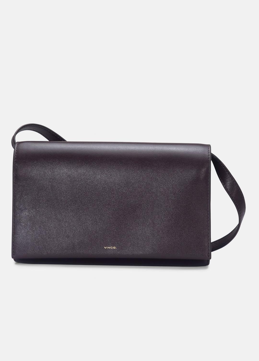 Leather Crossbody Wallet in Handbags | VINCE Women