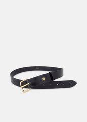 Women's 32mm Smooth Leather Belt in Belts | VINCE Women