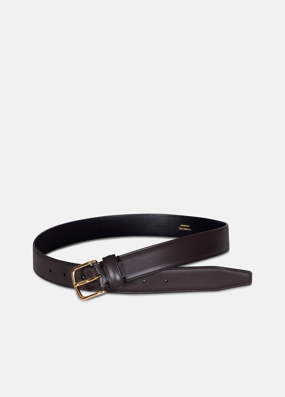 Women’s 32mm Stitched Leather Belt in Belts | VINCE Women