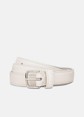 Women’s 20mm Stitched Leather Belt in Belts | VINCE Women