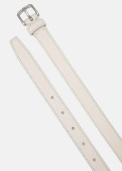 Women’s 20mm Stitched Leather Belt in Belts | VINCE Women