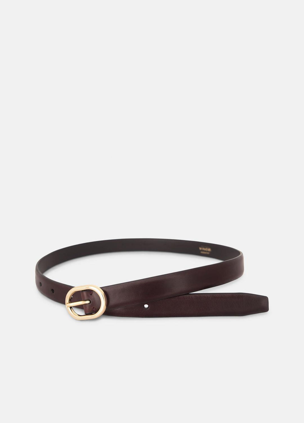 Women's 20mm Spazzolato Leather Belt in Belts | VINCE Women