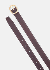 Women's 20mm Spazzolato Leather Belt in Belts | VINCE Women