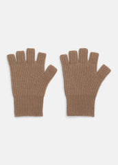 Plush Cashmere Rib-Knit Fingerless Glove in Gloves | VINCE Women