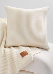 Wool and Cashmere Cardigan-Stitch Pillow in Pillows & Blankets | VINCE Women