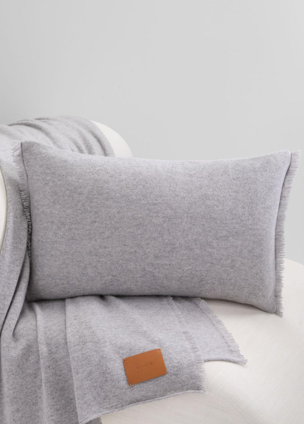 Cashmere Reverse Jersey Rectangle Pillow in Pillows & Blankets | VINCE Women