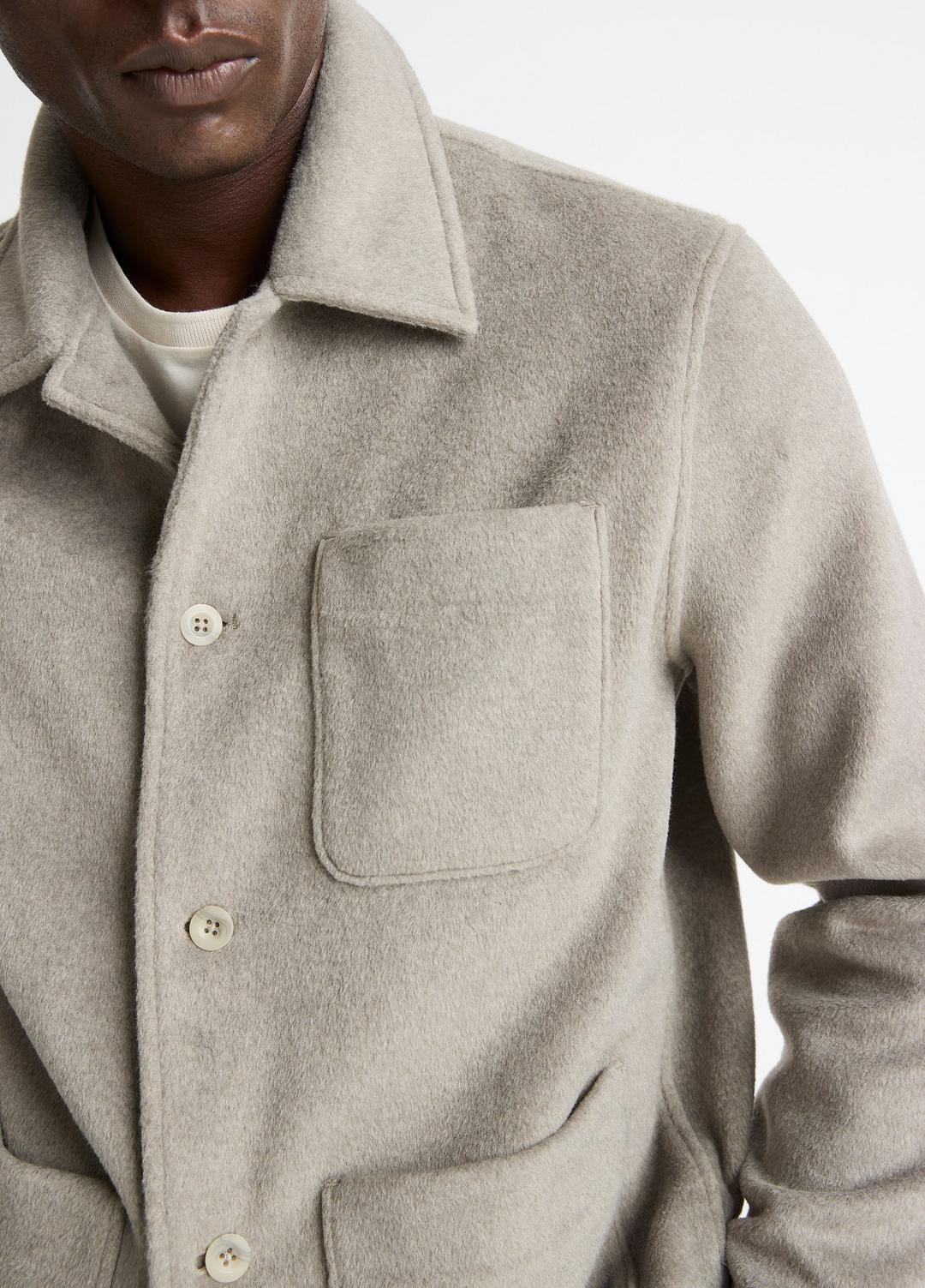 Double-Knit Chore Jacket in Jackets | VINCE Men