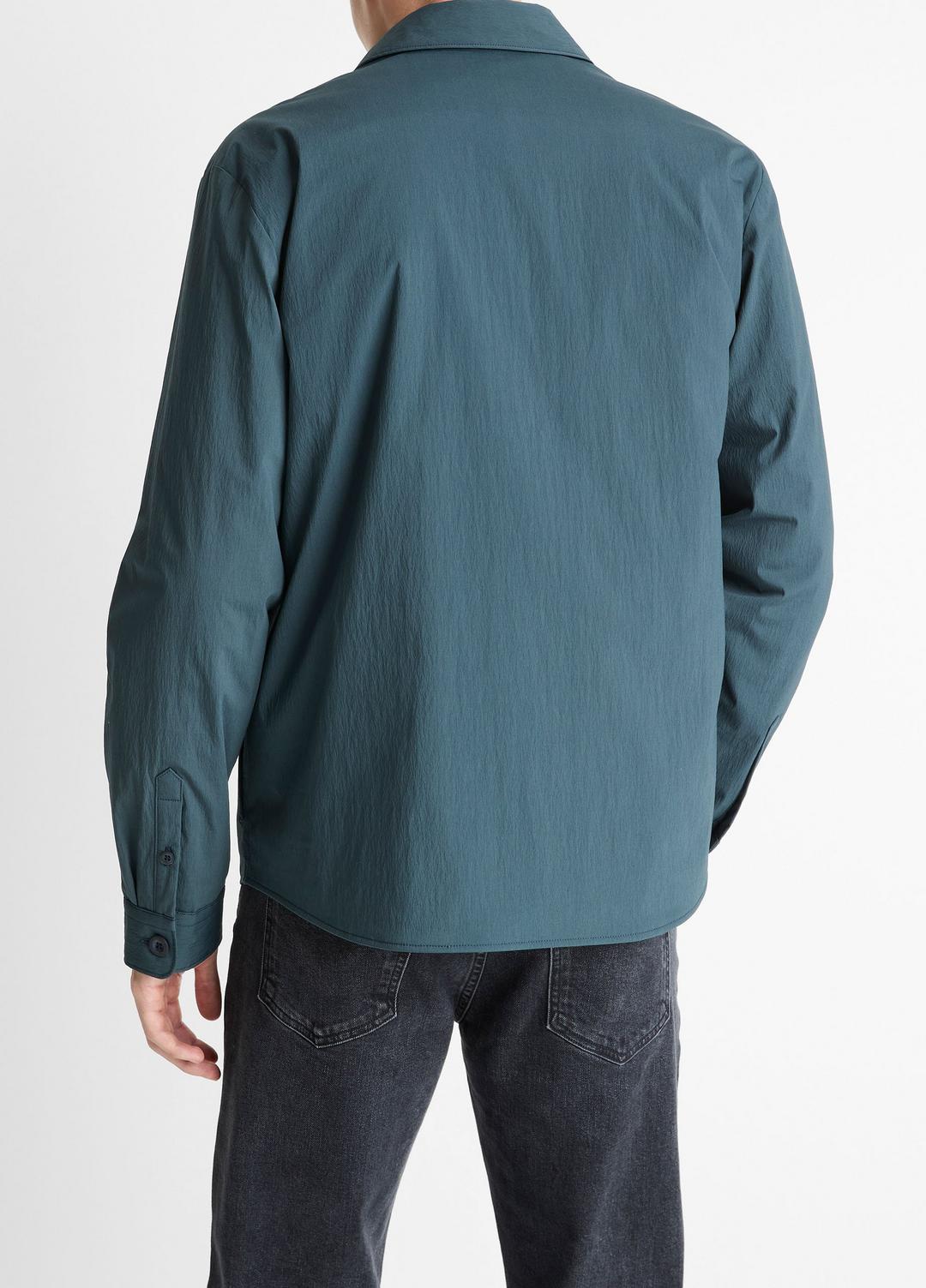 Insulated Tech-Cotton Shirt Jacket in Shirt Jackets | VINCE Men