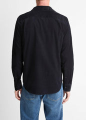 Italian Cotton Corduroy Button-Front Shirt in Long Sleeve | VINCE Men