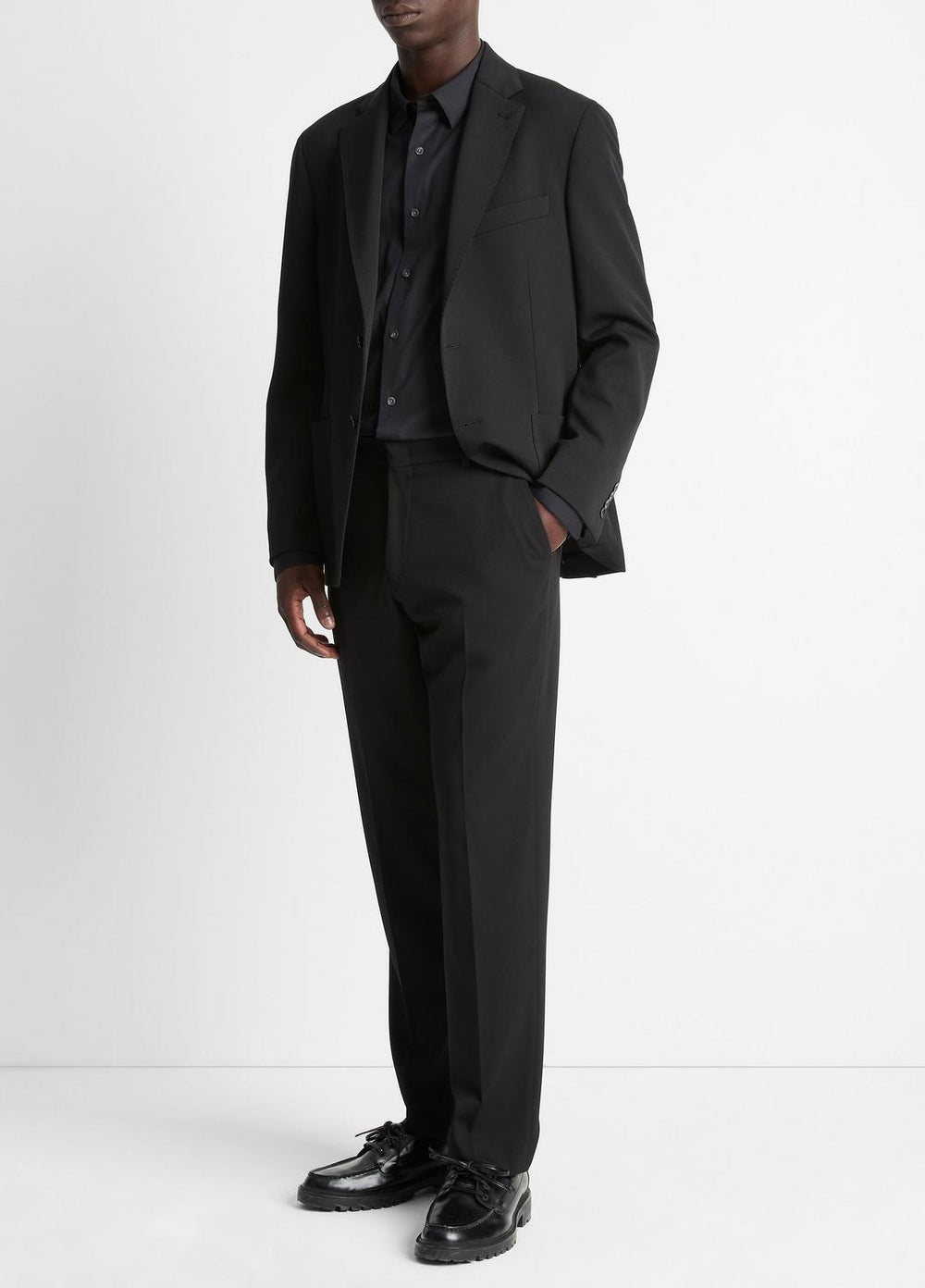 Stretch-Wool Classic Pant in Trousers | VINCE Men