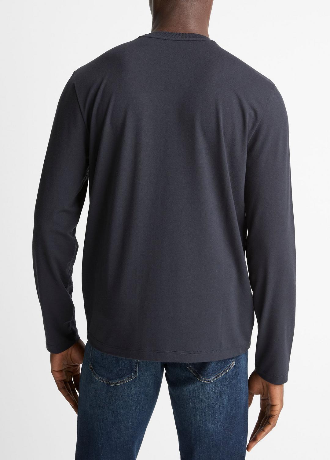 Triblend Jersey Long-Sleeve T-Shirt in Long Sleeve | VINCE Men