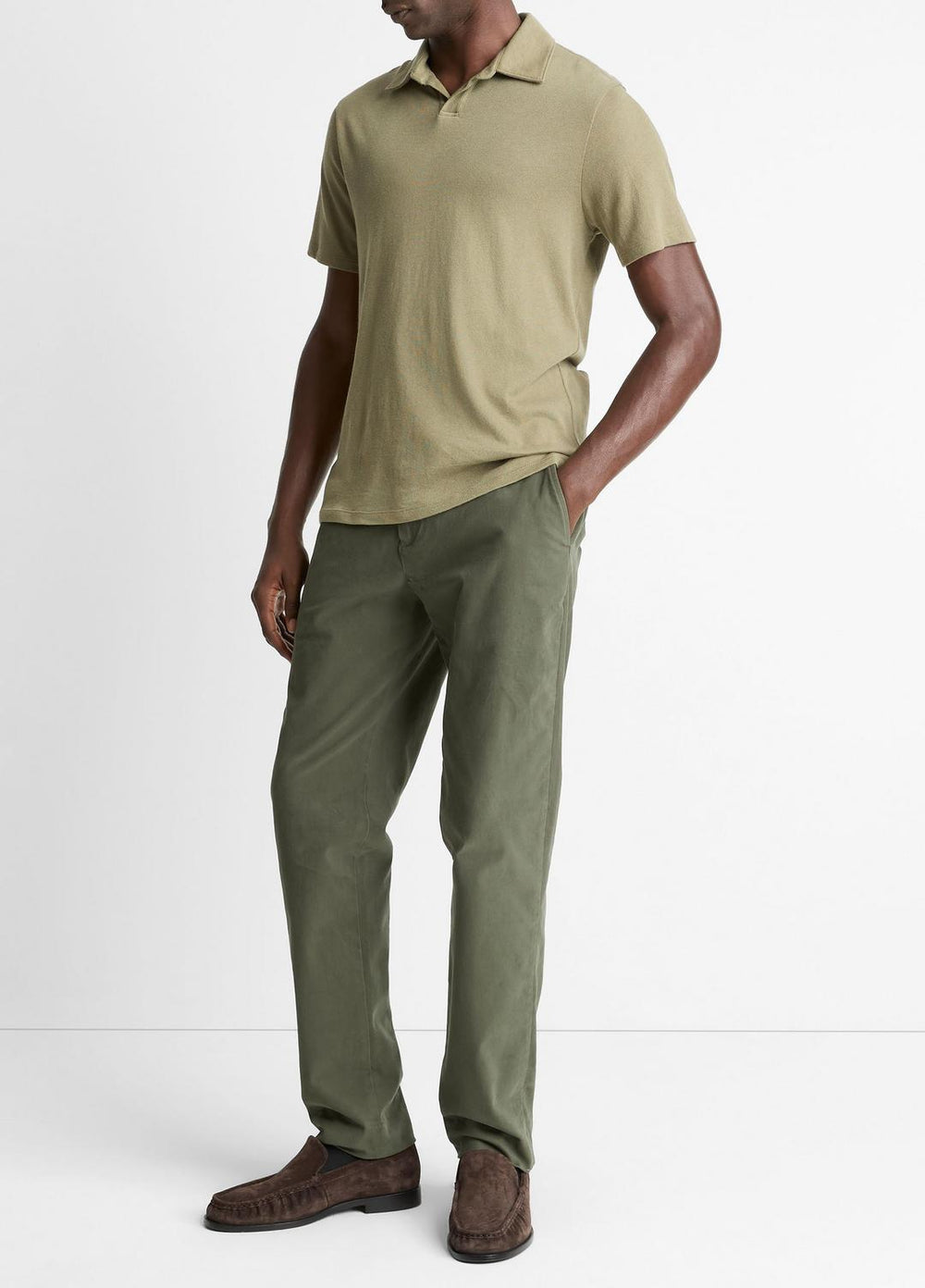 Owen Athletic Stretch-Cotton Pant in Trousers | VINCE Men