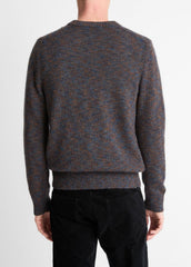Multi-Mix Alpaca-Merino Wool Sweater in Crew Neck | VINCE Men