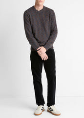 Multi-Mix Alpaca-Merino Wool Sweater in Crew Neck | VINCE Men