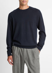 Featherweight Wool-Cashmere Crew Neck Sweater in Crew Neck | VINCE Men