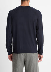 Featherweight Wool-Cashmere Crew Neck Sweater in Crew Neck | VINCE Men
