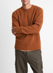 Donegal Cashmere Raglan-Sleeve Sweater in Crew Neck | VINCE Men