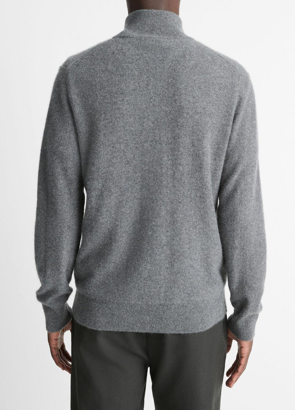 Plush Cashmere Quarter-Zip Sweater in Quarter Zip | VINCE Men