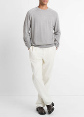 Featherweight Wool-Cashmere Crew Neck Sweater in Crew Neck | VINCE Men