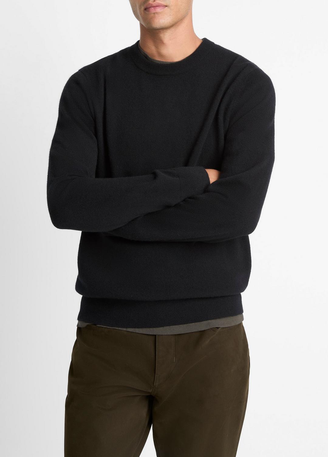 Cashmere Crew Neck Sweater in Crew Neck | VINCE Men