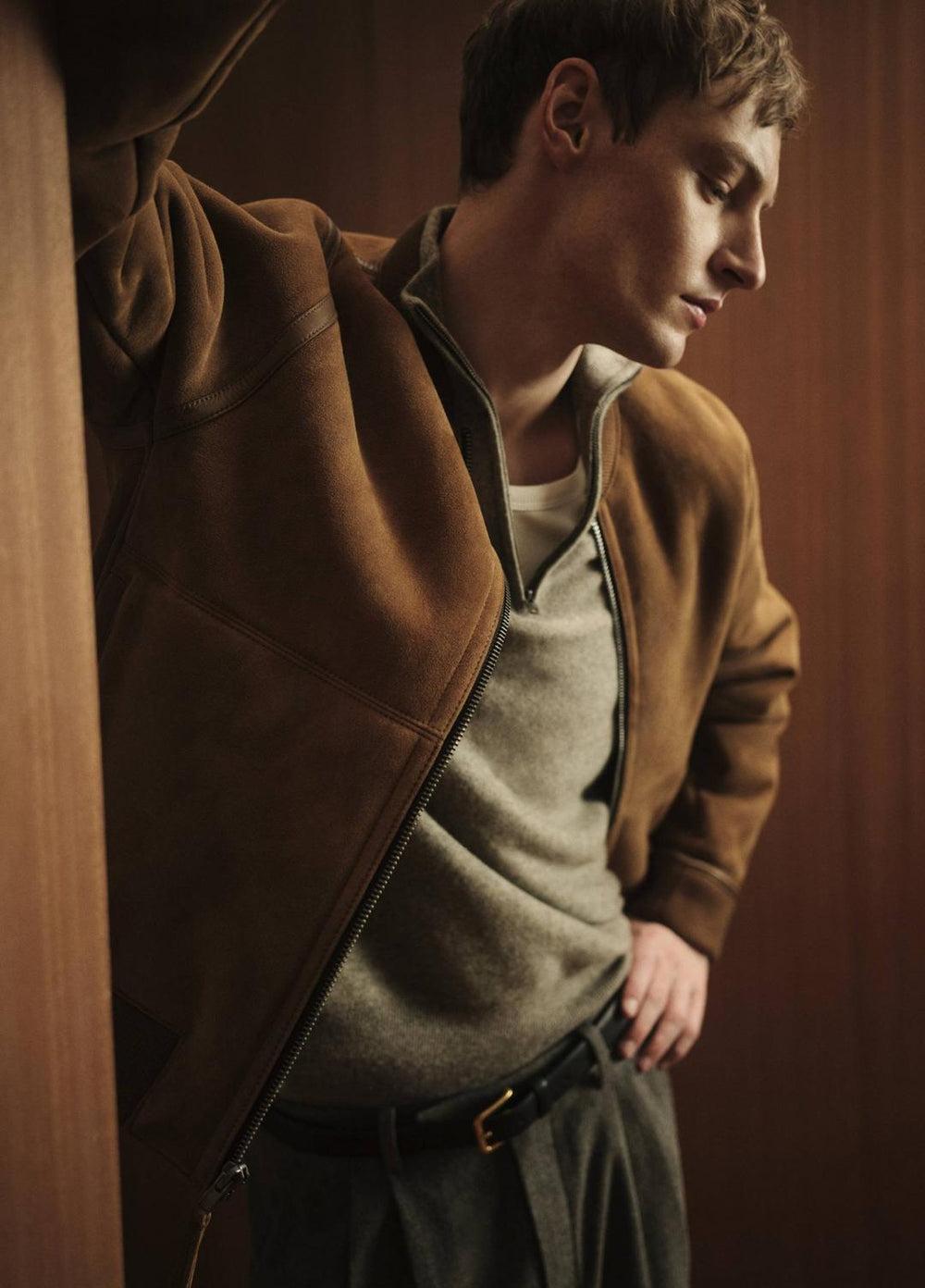 Cashmere Quarter-Zip Sweater in Quarter Zip | VINCE Men