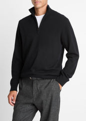 Cashmere Quarter-Zip Sweater in Quarter Zip | VINCE Men
