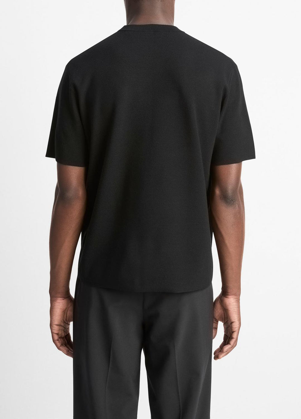 Milano Short-Sleeve Crew Neck Sweater in Crew Neck | VINCE Men