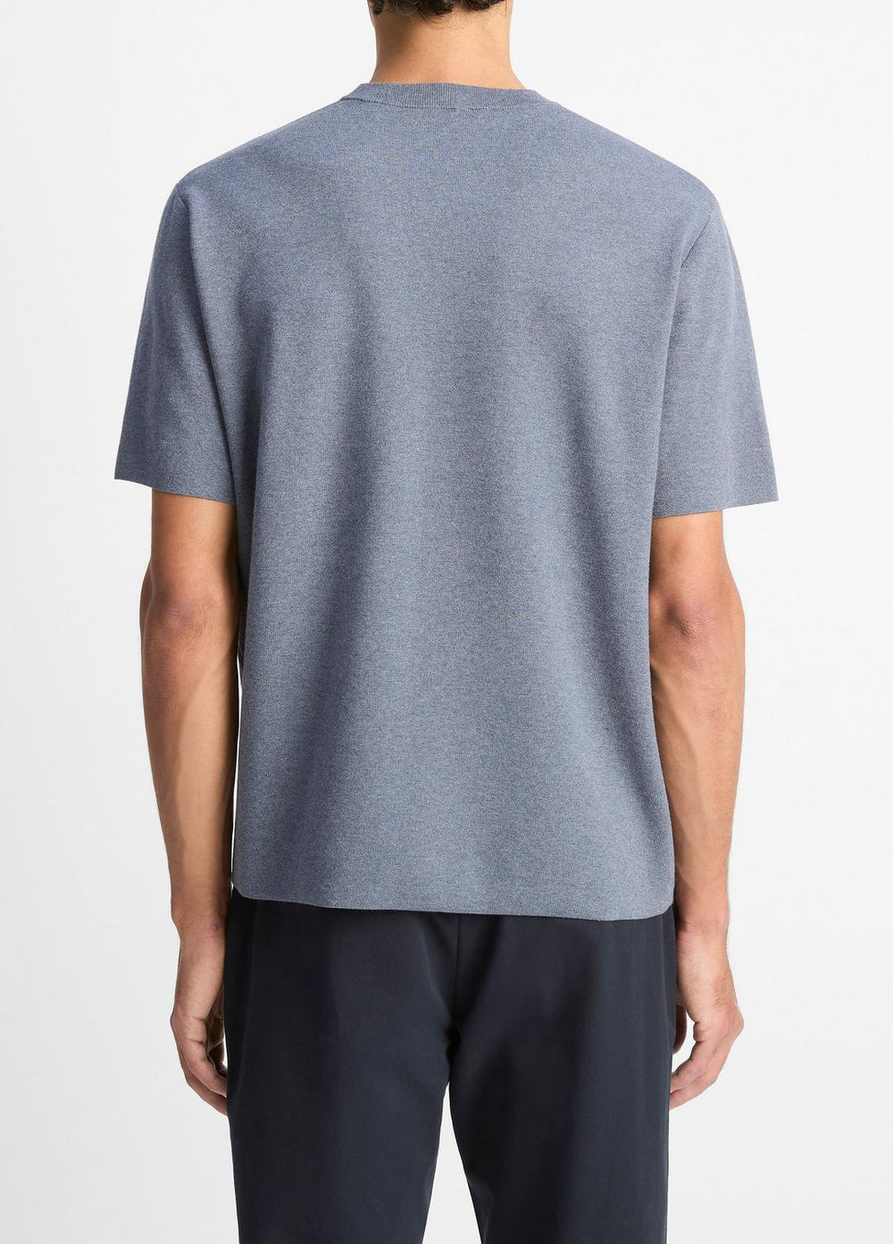 Milano Short-Sleeve Crew Neck Sweater in Crew Neck | VINCE Men