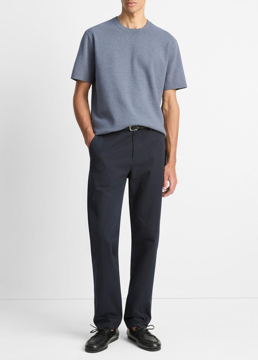 Milano Short-Sleeve Crew Neck Sweater in Crew Neck | VINCE Men